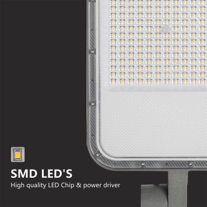 Brilagi - LED utomhus gatuarmatur med justerbart fäste URBANLIGHT LED/200W/230V grå IP65