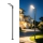 Brilagi - LED utomhus gatlampa med stolpe och ledat fäste 4 m URBANLIGHT LED/200W/230V svart IP65