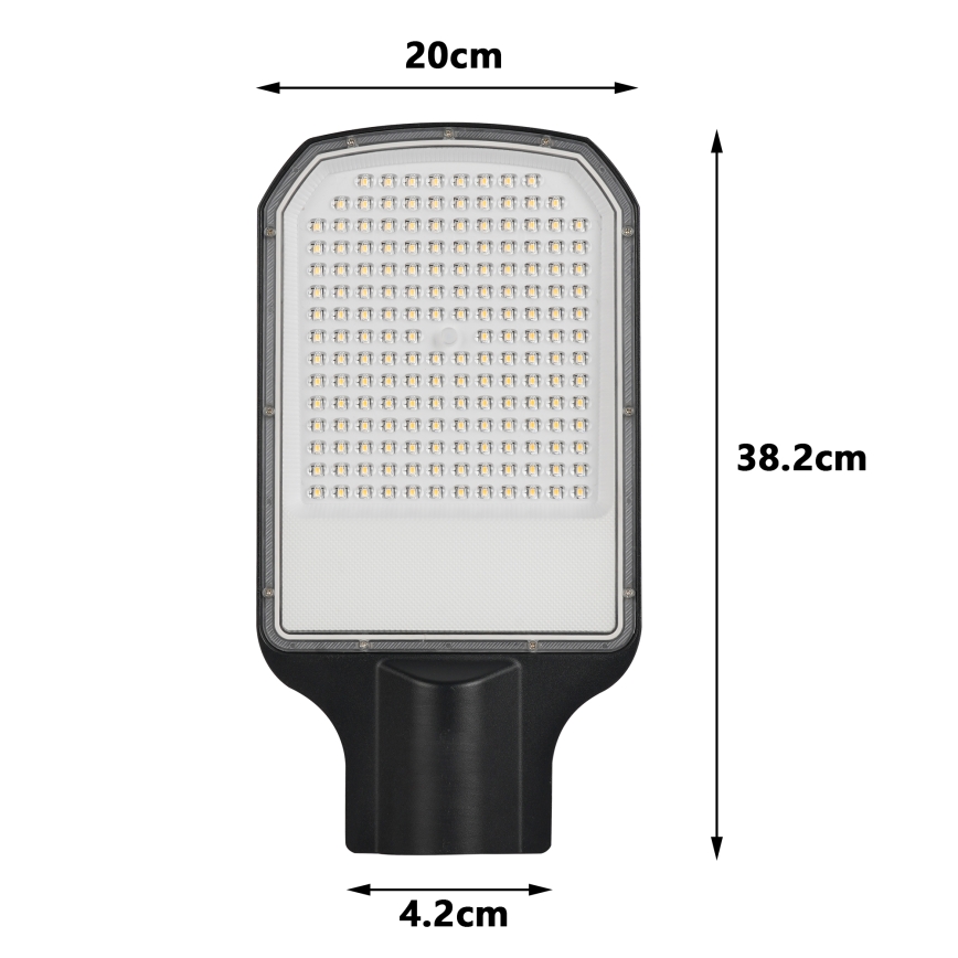 Brilagi - LED utomhus gatlampa URBANLIGHT LED/100W/230V svart IP65