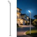 Brilagi - LED utomhus gatlykta med 3 m stolpe och led URBANLIGHT LED/50W/230V grå IP65
