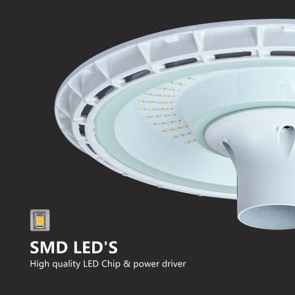 Brilagi - LED-gatulampa för utomhusbruk med 3 m hög stolpe URBANSPARK LED/120W/230V vit IP65