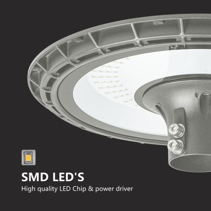 BRILAGI - LED Utomhus gatlykta med 3 m stolpe URBANSPARK LED/120W/230V grå IP65