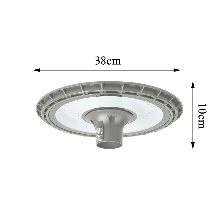 BRILAGI - LED Utomhus gatlykta med 3 m stolpe URBANSPARK LED/120W/230V grå IP65