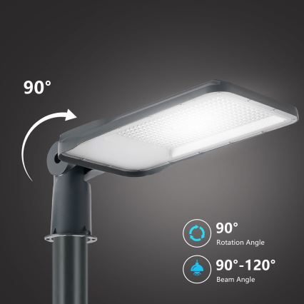 Brilagi - LED utomhus gatlampa med ledat fäste URBANLIGHT LED/200W/230V antracit IP65