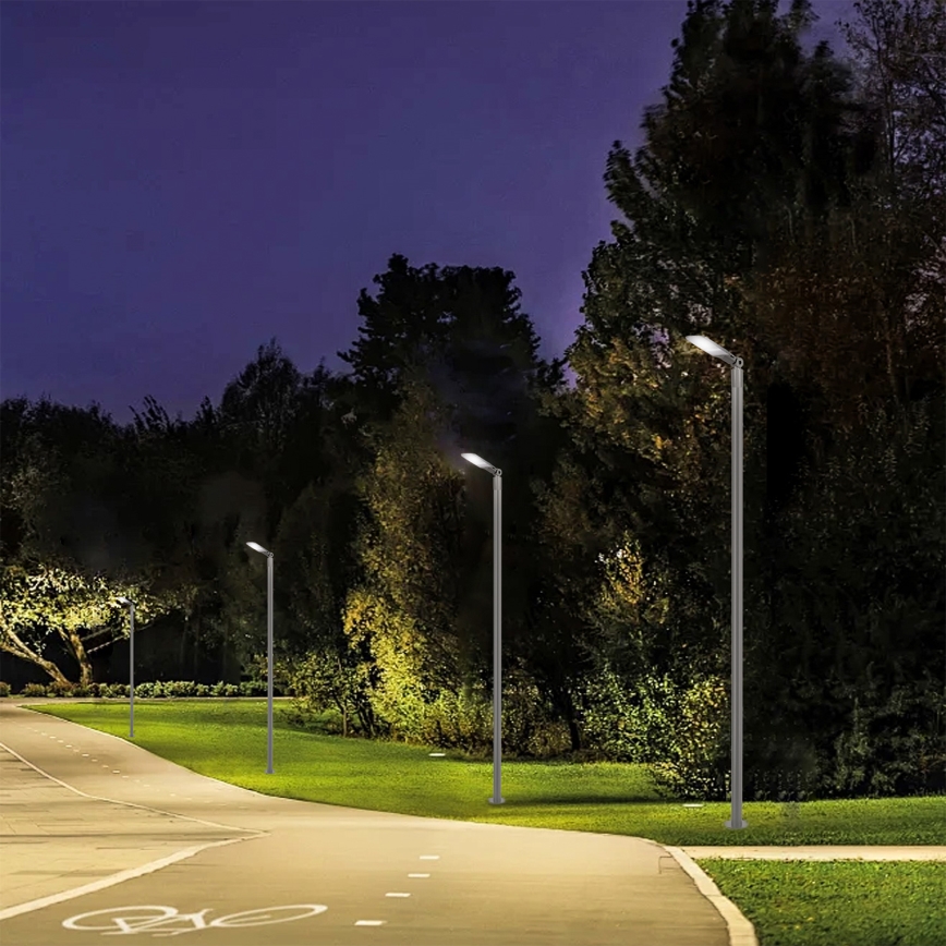 Brilagi - LED utomhus gatuarmatur URBANLIGHT LED/100W/230V grå IP65