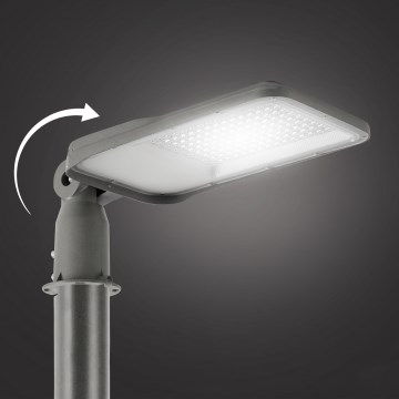 Brilagi - LED utomhus gatulampa med ledad arm URBANLIGHT LED/100W/230V grå IP65