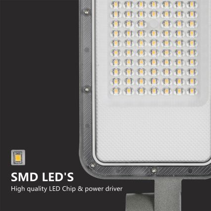 Brilagi - LED utomhus gatulampa med ledad arm URBANLIGHT LED/100W/230V grå IP65