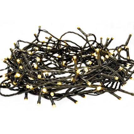 Brilagi - LED utomhus julbelysning 100 LED/8 funktioner 13 m IP44 varmvit