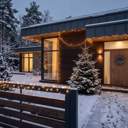BRILAGI - LED utomhus julbelysning 1000xLED/8 funktioner 105 m IP44 varmvit