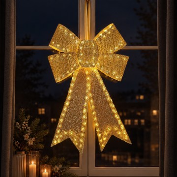BRILAGI - LED Utomhus juldekoration LED/3,3W/230V IP44 guldfärgad rosett