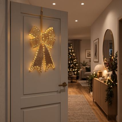 BRILAGI - LED Utomhus juldekoration LED/3,3W/230V IP44 guldfärgad rosett