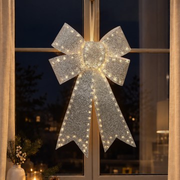 BRILAGI - LED utomhus juldekoration LED/3,3W/230V IP44 silverrosett