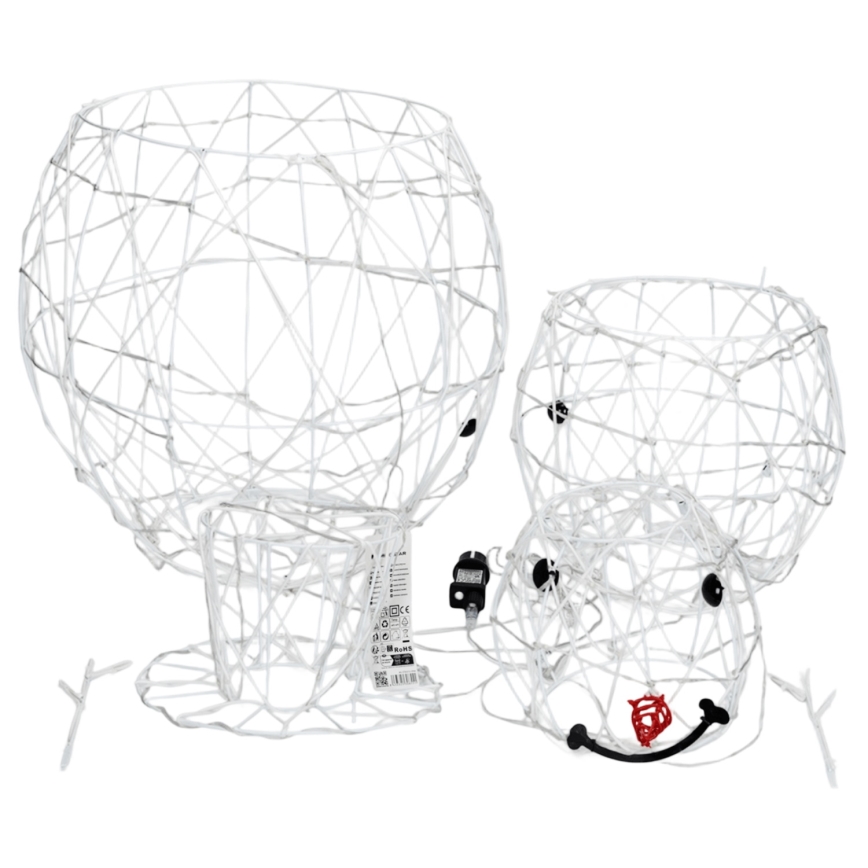 Brilagi - LED utomhus juldekoration LED/3,6W/31/230V 2700K 90 cm IP44 snögubbe