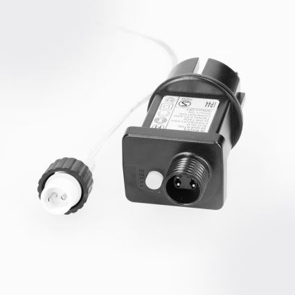 BRILAGI - LED utomhusslinga för jul 200 LED / 8 funktioner, 13 m, IP44, varmvit, istappar