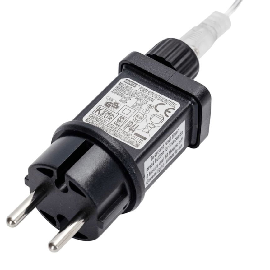 Brilagi - LED utomhus julslinga 200 LED/8 funktioner 13×0,6 m IP44 varmvit