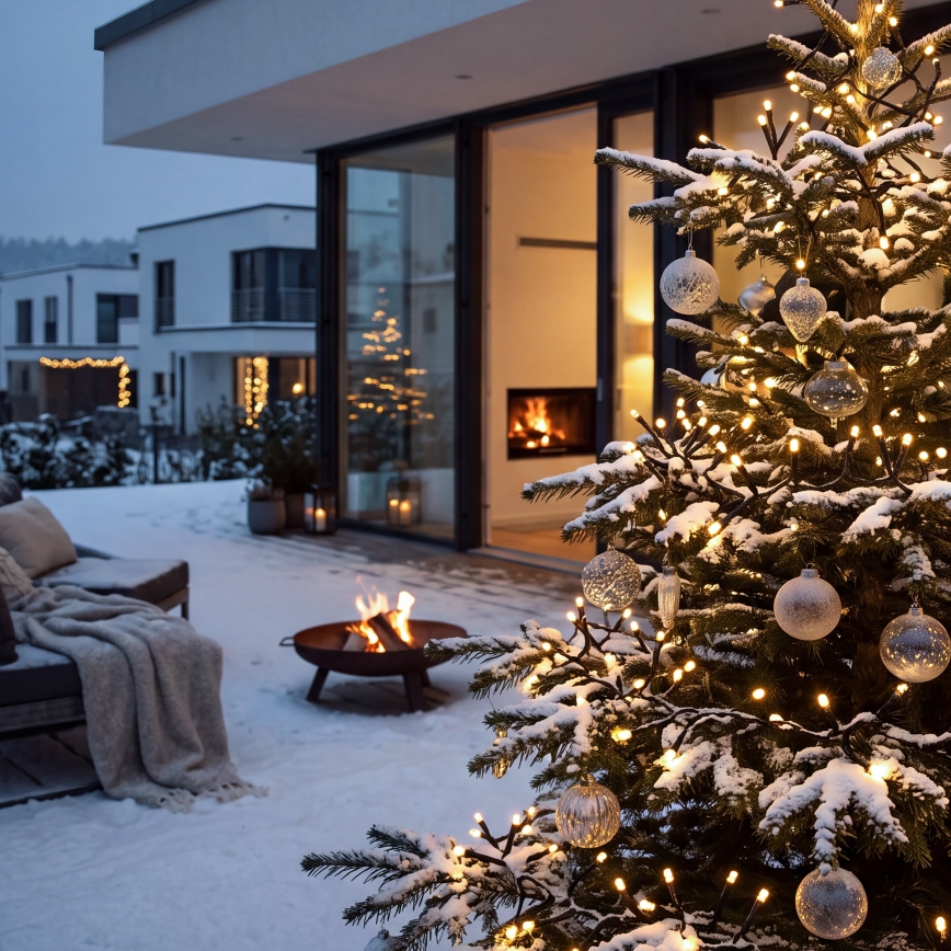 BRILAGI - LED Utomhus julslinga 200xLED 9m IP44 varmvit