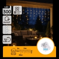 BRILAGI - LED utomhus julslinga 300xLED/3xAA/8 funktioner 18x0,6m IP44 varmvit