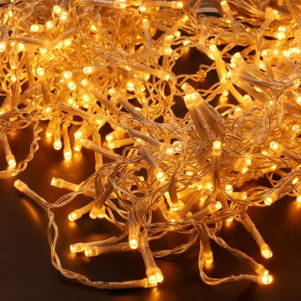 BRILAGI - LED utomhus julljusslinga 360xLED/8 funktioner 14m IP44 varmvit istappar