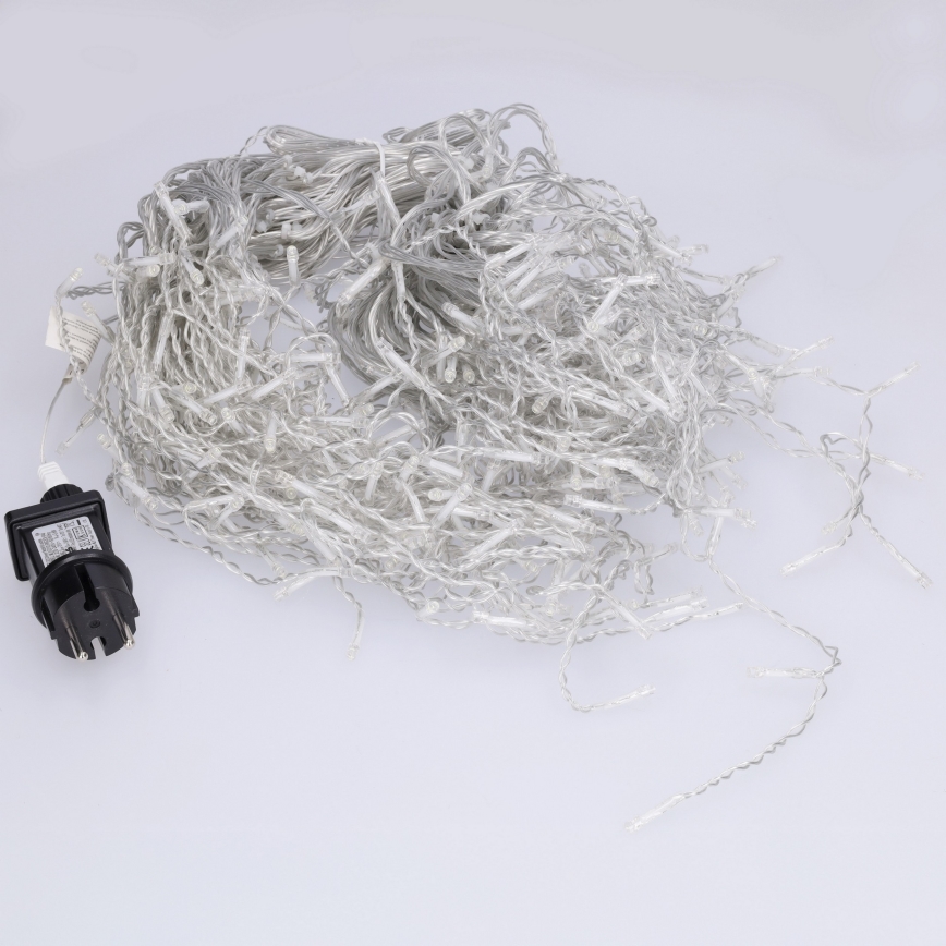 Brilagi - LED utomhus julslinga 400xLED/8 funktioner 23m IP44 kallvit