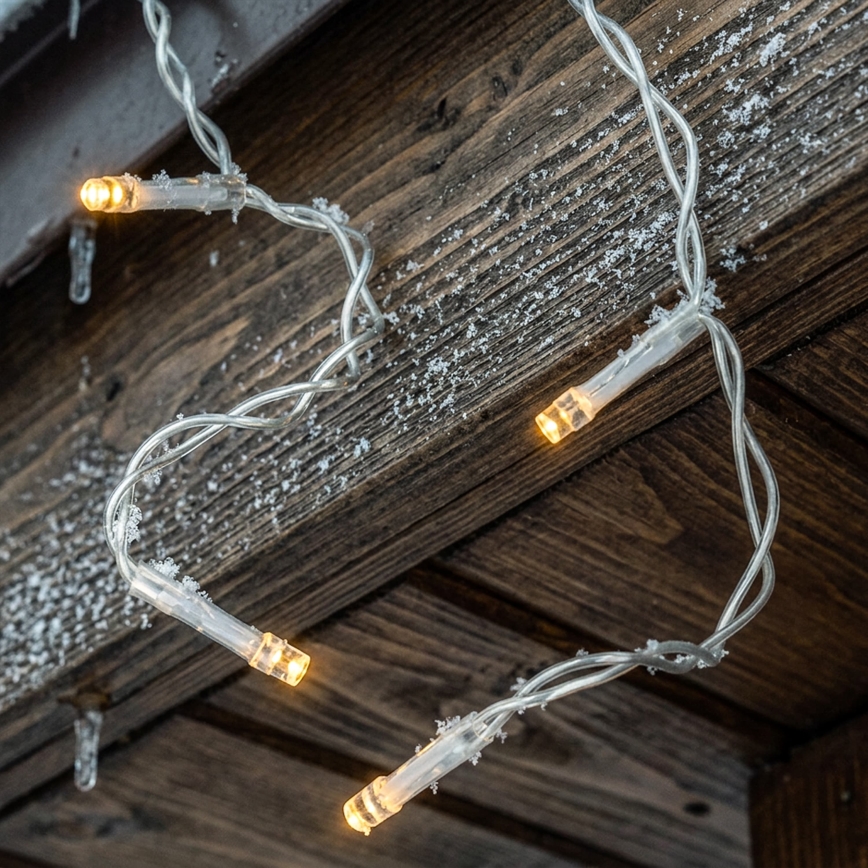 BRILAGI - LED utomhus julslinga 800xLED/8 funktioner 43m IP44 varmvit istappsljusslinga