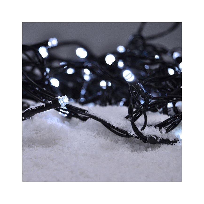 Brilagi - LED Utomhus ljusslinga 500xLED/8 funktioner 55m IP44 kall vit
