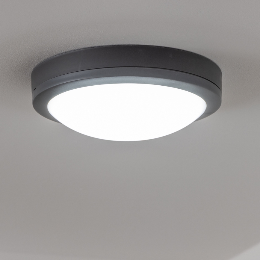 Brilagi - LED Utomhus taklampa LED/20W/230V Ø 23 cm IP54 antracit