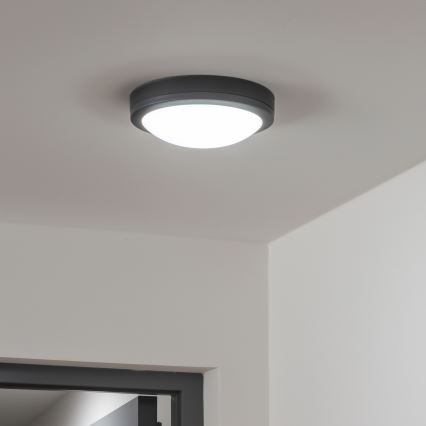 Brilagi - LED Utomhus taklampa LED/20W/230V Ø 23 cm IP54 antracit