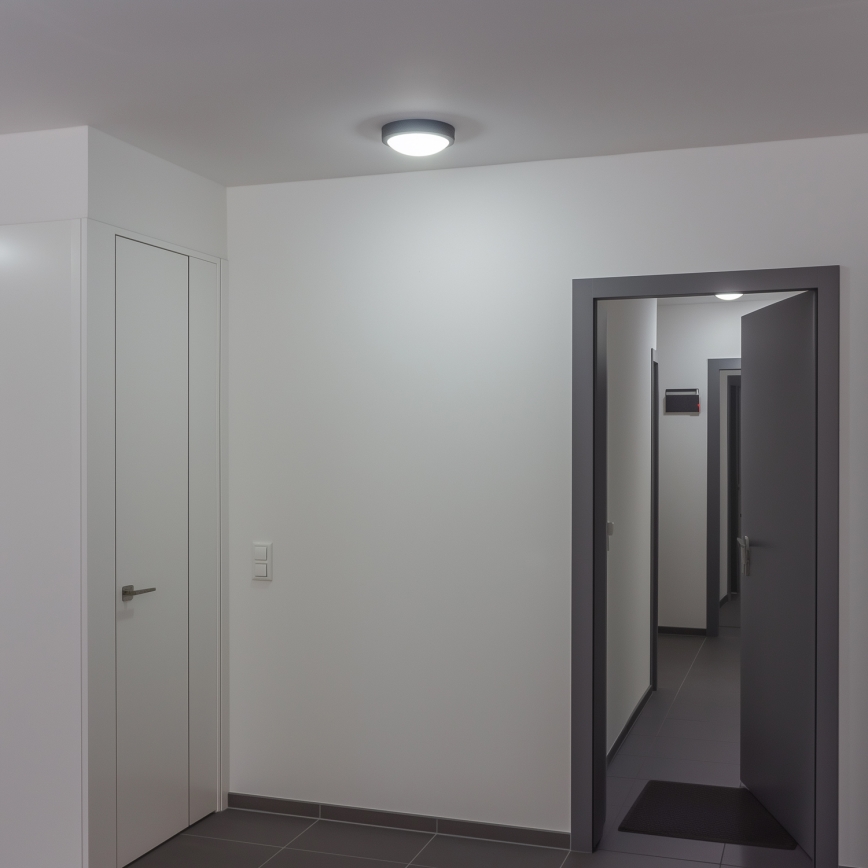 Brilagi - LED Utomhus taklampa LED/20W/230V Ø 23 cm IP54 antracit