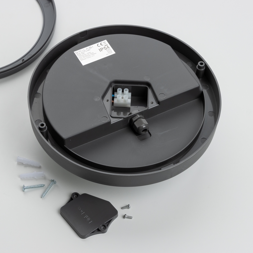 Brilagi - LED Utomhus taklampa LED/20W/230V Ø 23 cm IP54 antracit