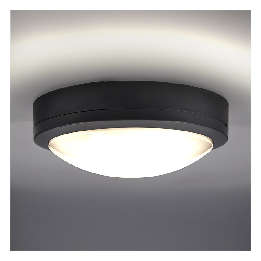 Brilagi - LED Utomhus taklampa LED/20W/230V Ø 23 cm IP54 antracit