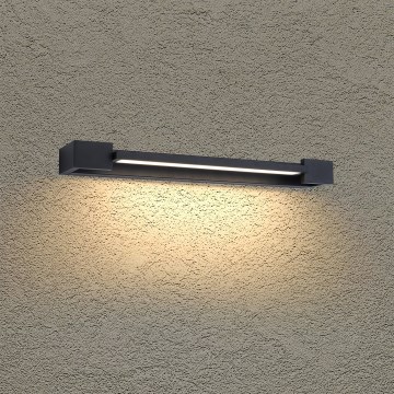BRILAGI - LED Utomhus väggarmatur AQUA LINE LED/12W/230V 45 cm IP44 svart CRI 90
