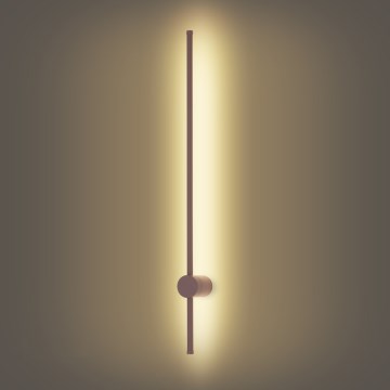 Brilagi - LED utomhus väggarmatur AURA LED/20W/230V 3000K IP54 97 cm brun CRI 90