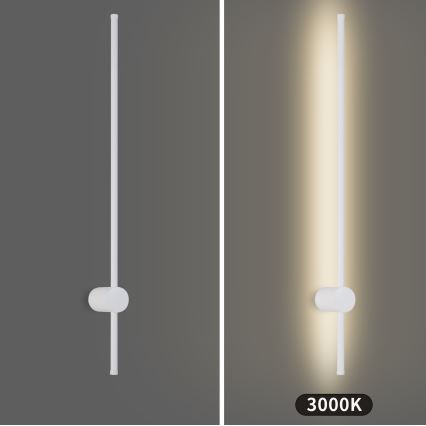 Brilagi - AURA LED utomhusvägglampa 20W/230V 3000K IP54 97 cm vit CRI 90