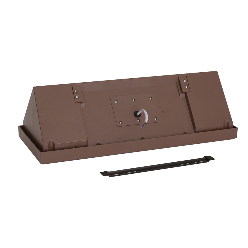 Brilagi - LED utomhusvägglampa med sensor TRIANGLE LED/42W/230V 45 cm brun IP65