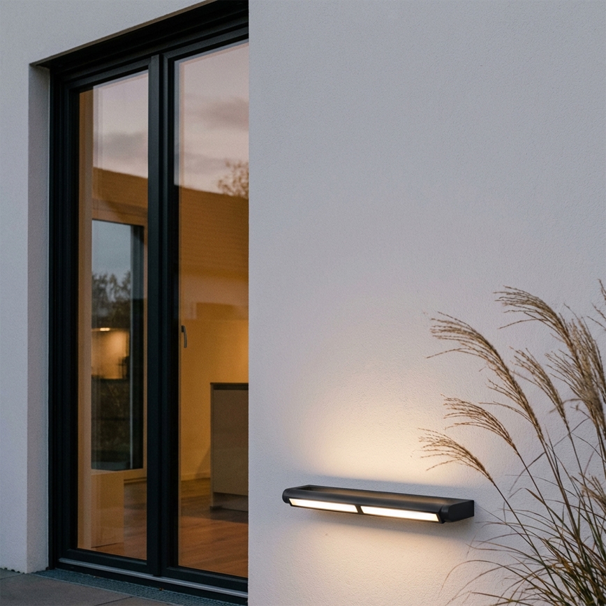 BRILAGI - LED Utomhus vägglampa för fasaden SALERNO LED/24W/230V 66 cm svart IP65