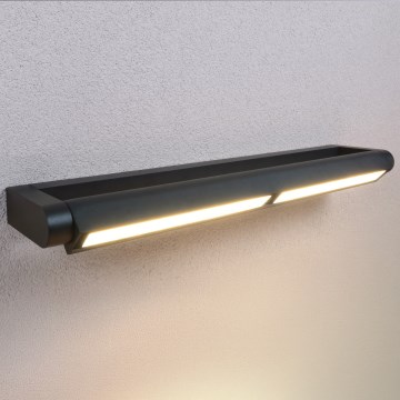 BRILAGI - LED Utomhus vägglampa för fasaden SALERNO LED/24W/230V 66 cm svart IP65