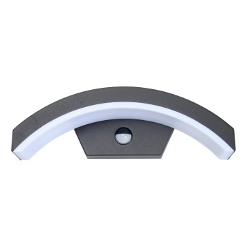 Brilagi - LED Utomhus Vägglampa med Sensor ARCELO LED/8W/230V IP54