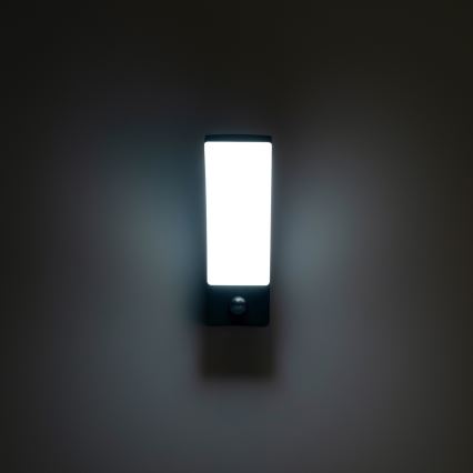 Brilagi - LED Utomhus Vägglampa med Sensor ARCELO LED/9W/230V IP44