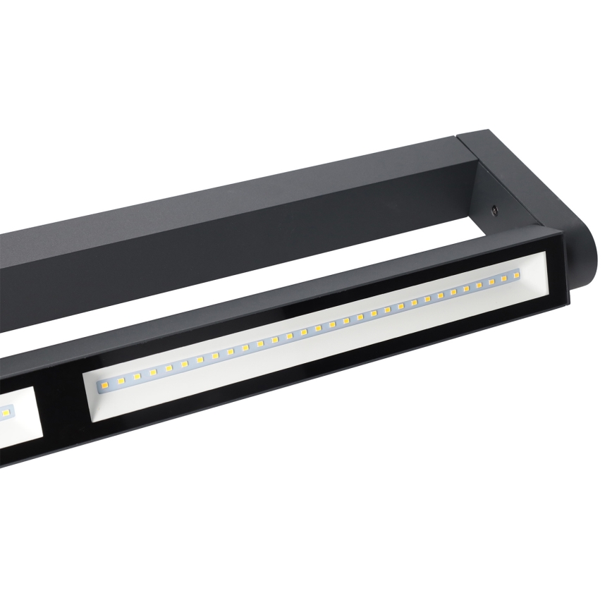 BRILAGI - LED Utomhus vägglampa för fasad SALERNO LED/24W/230V 66 cm antracit IP65