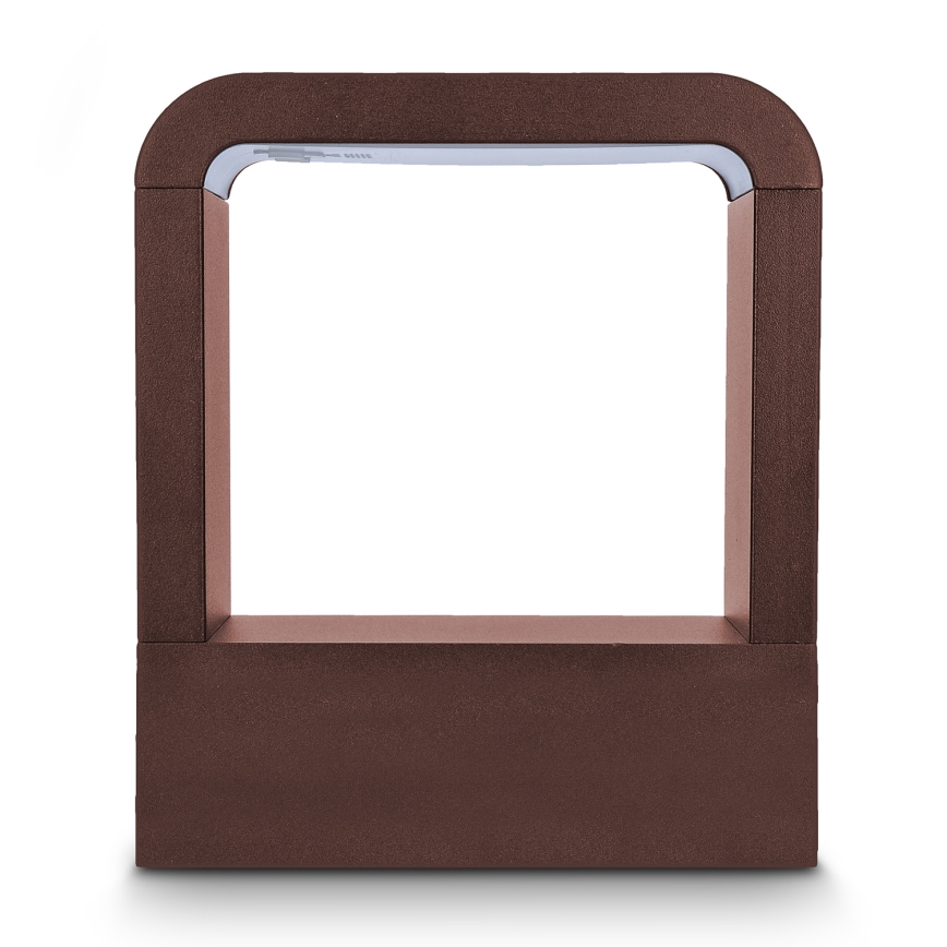 Brilagi - LED utomhusvägglampa BARI LED/7W/230V 3000/4000/6000K brun IP54