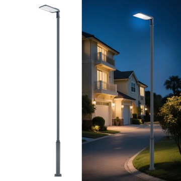 Brilagi - LED utomhusgatlampa med 5 m stolpe och vridbart fäste URBANLIGHT LED/200W/230V antracit IP65