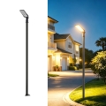 Brilagi - LED utomhusgatlykta med 3 m stolpe och ledad arm URBANLIGHT LED/50W/230V svart IP65