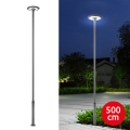 Brilagi - LED utomhusgatlykta med 5 m hög stolpe URBANSPARK LED/120W/230V antracit IP65