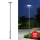 Brilagi - LED utomhusgatlykta med 5 m hög stolpe URBANSPARK LED/120W/230V antracit IP65