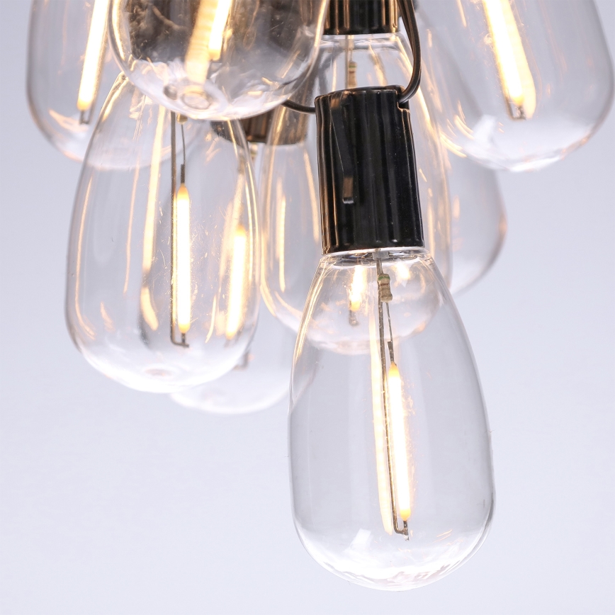 BRILAGI - LED utomhusjulgirlang 10xLED/3xAA 3,2m IP44 varmvit