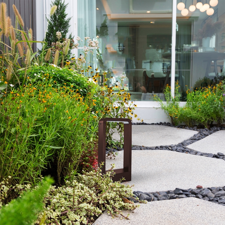 Brilagi - LED Utomhuslampa BARI LED/7W/230V 3000/4000/6000K brun IP54 30 cm