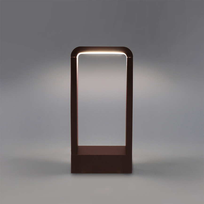 Brilagi - LED Utomhuslampa BARI LED/7W/230V 3000/4000/6000K brun IP54 30 cm