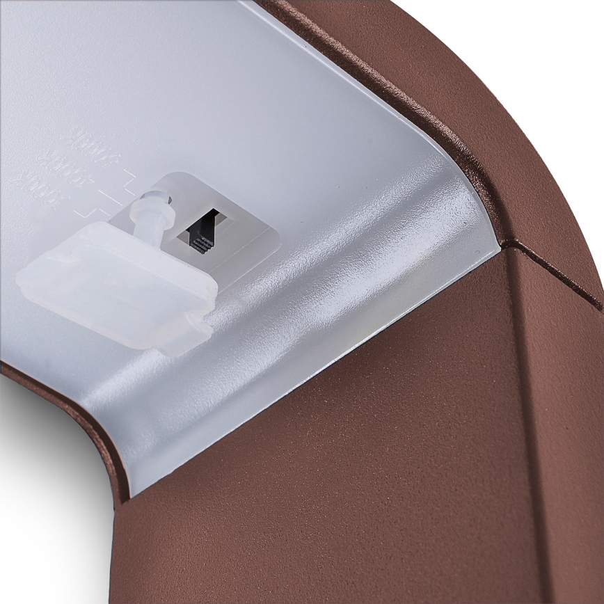 Brilagi - LED utomhuslampa BARI LED/7W/230V 3000/4000/6000K brun IP54 80 cm