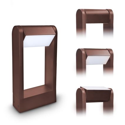 Brilagi - LED-utomhuslampa CROTONE LED/7W/230V brun IP54 30 cm