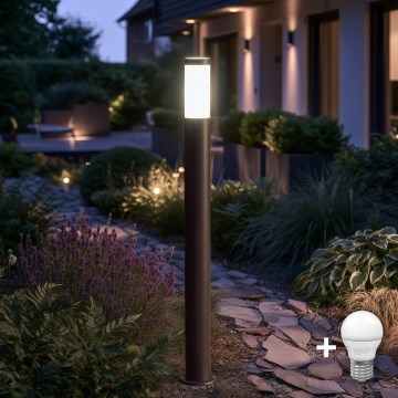 BRILAGI - LED utomhuslampa ELIA 1xE27/7W/230V 4000K IP44 100 cm antracit